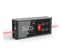 Bilateral Laser Measurement Tool, Bauihr 393ft/120M Dual Laser Distance Meter, Rechargeable Laser Measure with Color Backlit LCD Display, Digital Angle, M/in/Ft Unit Switching