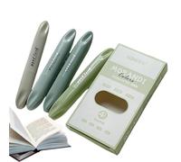 Bilateral Tip Highlighter Bundle, Smooth Aesthetic Marker Pens, 4 Pcs Ocular Defense Fluorescent Ink Journaling Highlighting Planner Notes Stationery Student Office Writing Supplies Accessory