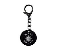 Bilbao Spain Coordinates Travel City, Key Tag, Keychain, Steel Keyring, Clip Hook, Key Pin