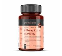 Bilberry Extract 10,000mg - High Strength 1000mg Tablets with Anthocyanidins & Black Pepper - Supports Eye Health, Vision & Antioxidant Protection - 180 Tablets (6 Month Supply)