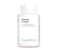 Supersmart - Bilberry Extract 100 mg - for Ocular & Eye Vision Health | Non-GMO & Gluten Free - 90 Vegetarian Capsules
