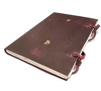 Bilbo Red Leather Book Westmarch Replica Bard's Tale Story in Hobbiton Memoir, Red, Red
