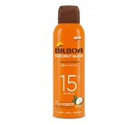 Bilboa Coconut Glow SPF 15 Illuminating Sun Oil Spray - With Coconut Oil