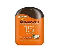 Bilboa, Coconut Glow SPF 15 Sun Cream with Coconut Oil and Vitamin E, Light on Skin, Sun Protection, Waterproof, 200 ml