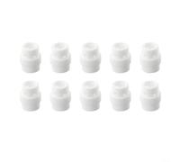 BildeeMait 10PCS Gas Diffuser for MB 24KD for MIG 250A Welding Torch Ceramic Nozzle Accessory for Binzel MAG for guns White 20x10mm