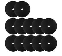 BildeeMait 12pcs Tree Mulch Rings Non-Woven Fabric Grass Barrier Mat with Stakes, 62cm Control Protector for Garden Flower Beds and New Saplings