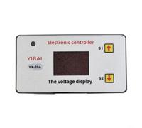 BildeeMait 12V Low Voltage Cut-Off Switch Module 20A Auto Protection Controller with LED Indicator Adjustable Under-Voltage Disconnect for Li-ion Storage
