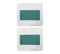 BildeeMait 2 Pack Magnetic Field Viewer Film 25x50mm Green Micro-Encapsulated Pattern Display Card for Magnet Detection Science Education & Quality Control