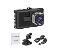 BildeeMait 3 Channel 1080P Dash Cam Front and Rear View with 170 Wide Angle, Loop Recording, G-Sensor, 24-Hour Parking Monitor