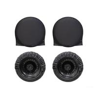 BildeeMait 4 Pack Tyre Cover for Caravan 27-32 Inch Waterproof Dustproof Wheel Protector for RV Trailer Truck Outdoor Storage Black(L)