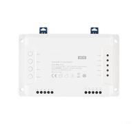 BildeeMait 4-Way WiFi Smart Switch Module for Sonoff 4CH R3 and 4CH PRO R3, Voice Control via for ALEXA and Google Home, RF Remote Support, DIN Rail Installation for Home Automation, White(4CH R3)