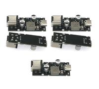 BildeeMait 5-Pack 65W USB- PD 31 Charging Module, DC 8-30V to 33-21V Converter Supporting QC 30 with Over-Current and Over-Voltage Safety Custom Builds