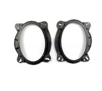 BildeeMait 6x9 Car Speaker Mounting Brackets, Rear Trunk Adapter Plates ABS Construction for Black 2 Pack