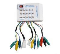 BildeeMait Brushless Motor Controller Tester E for Bike, Hall Sensor for Phase Angle Detector (60 Degree 120 Degree), Throttle Diagnostic with 36 Wiring Options, ABS Housing