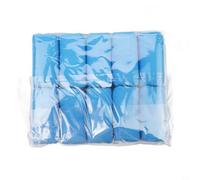 BildeeMait Car Ceramic Coating Applicator Pads, 10 Pack for Soft Suede Microfiber Sponges Wax and Polish, Low Absorption Design Even Finish, 8cm Square, Blue and Gray(Blue)