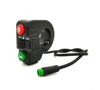 BildeeMait Electric for Bike & Scooter 3-in-1 Switch with Waterproof 5-Pin Connector, Light, Turn Signal Controls, Fits 22mm 7/8 Inch Handlebar, Works with 24V 36V 48V Applications