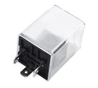 BildeeMait Electronic 24V 3-Pin Flasher Relay for Vehicle Turn Signals, Heavy Duty LED Indicator Unit with Overload Protection, Fits 0.1W to 180W Loads
