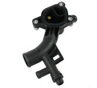 BildeeMait Engine Coolant Water Outlet Thermostat Housing for Sonic 1.4L 1.8L Black