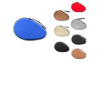 BildeeMait EVA Table Tennis Racket Case, Hard Shell Shockproof for Ping Pong Paddle Bag Cover for 2 and Balls, Portable Gourd-Shaped Storage Box 28x18cm