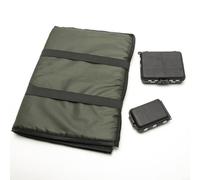 BildeeMait Folding Fishing Unhooking Mat 80cm with Padded Protection for Carp Pike Plus 2pcs Lure Boxes Tackle Storage Green