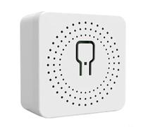 BildeeMait For Cozylife App Smart WiFi Switch 16A 2-Way Control Timer Relay Remote via 3G/4G/WiFi Flame-Retardant PC White