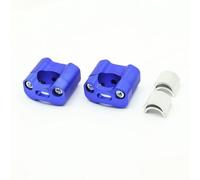 BildeeMait for Motorcycle Handlebar Clamp Riser 22mm Fat Bar Mount Adapter for CNC Aluminum Alloy for Dirt for Bike Off-Road Modification for Red