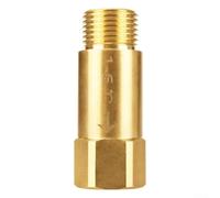 BildeeMait G1/2 Brass Freeze-Proof Valve, Automatic Drain, Opens at 1°C/Closes at 6°C, No Electricity Needed, for Solar Boiler Outdoor Pipe Freeze Protection, 65x24x20mm, Gold(1-4℃)
