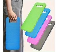 BildeeMait Garden Kneeling Pad, Thick EVA Foam Knee Cushion with Handle, Waterproof Easy Clean, Portable Gardening Mat for Work, DIY, Yoga, 39x17x1.6cm, Blue