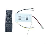 BildeeMait GY-1019 DC Motor Fan Controller with Remote Stepless Dimming for Ceiling Fans 24V-110V Regulator White(Set)