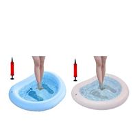 BildeeMait Inflatable PVC Foot Bath Pool, Portable for Round Basin for Beach Spa Therapy, for Large Soaking Tub for Relaxing Tired Feet, Easy Clean Store