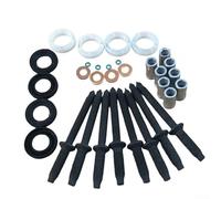 BildeeMait Injector Seal Washer O Ring Kit for 206 207 307 407 3M5Q9R524AA, Car Fuel System Part
