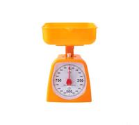 BildeeMait Kitchen Mechanical for Scale with Weighing Pan, Precise Spring Balance for Baking and Education Use, Available in 1kg 2kg 3kg 5kg Options(yellow)