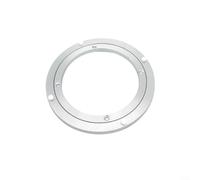 BildeeMait Lazy Susan Turntable Base Aluminium Alloy Smooth Ball Bearing Rotation for Kitchen Dining Table Serving Platters, Silver, 12-39cm(5.5in)