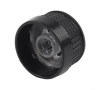BildeeMait Left Radio Turn Knob Switch for Golf 6 and Models, Car Audio Volume Control Button Replacement Part 6C0919603 with Power Symbol, Black(Right)