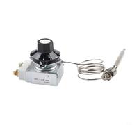 BildeeMait Millivolt High Limit Thermostat Fryers, 3/8"" and 1/4"" NPT Safety Switch, Copper Probe Temperature Control, -2-24 -1-36 Parts(A)