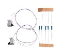 BildeeMait Model Train Dwarf Signal Lights HO Scale Red Green LED Railway Block Signaling Accessories