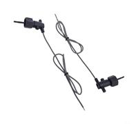 BildeeMait Paddle Flow Switch for Heat Pump & Chiller Systems G 3/4 Thread Water Flow Sensor PA Epoxy Resin -40 to 85°C 24VDC 0.5A Black