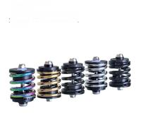 BildeeMait Rear Shock Absorber for Brompton for A/Line Folding for Bike, Alloy Spring Steel Suspension, Lightweight 158g Vibration Damping, Black