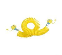 BildeeMait Retractable Spring Gas Hose for Argon/CO2 Welding Machine Quick-Connect TIG Pipe Adapter with Pressure Reducing Gauge Space-Saving Tube