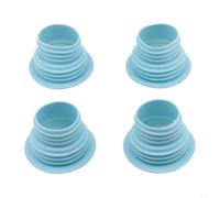 BildeeMait Silicone Drain Hose Seal 4 Pack Anti-Aging Washing Machine Floor Drain Black(green)