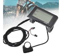 BildeeMait SW900 LCD Display Meter Electric Bikes Scooters 24V 36V 48V 60V 72V, UART Protocol, 11062mm, ABS Black