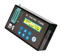 BildeeMait TESTER-T100 IC Tester for 74HC/74LS/CD4000 Series Logic Chips Transistor and Diode Detector with 1300+ Models Auto Power ID(Main unit)