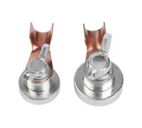 BildeeMait Welding Grounding Clamp Set of 2 Pieces 300A and 500A Quick Connect Earth Clamp Smooth Curved or Flat Metal Surfaces