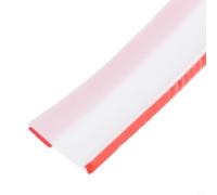 BildeeMait White Silicone Shower Seal Strip 4.5cm Width 1.5cm Height Flexible Bath Edging Trim with Double Tape Sink Tub Floor Water Stopper Barrier 1 Metre(3 meters)