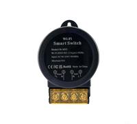 BildeeMait Wifi Switch 30A with Energy Monitoring 90-250V for Tuya App Remote Control Timer for Lighting Factory(Black)
