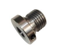 BildeeMait Wood Lathe Chuck Adapter Screw Thread for Spindle Converter Wood Turning, Metal Black Thread Reducer 25mm to 18mm 33mm
