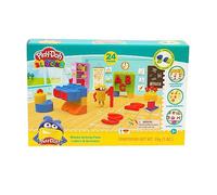 Bildo Blocks Letters and Numbers Activity Pack, Includes 16 Block Pieces, Two Reversible Play Mats Character, Suitable for Children Aged 3 Years and Up