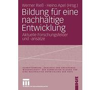 Bildung fur eine nachhaltige Entwicklung, Rie, Werner 9783531147888 New<-