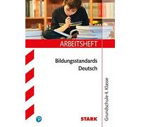 Bildungsstandards Deutsch 4. Klasse Arbeitsheft, Rohm 9783866681651 New.