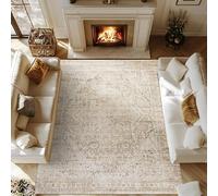 BILEEHOME Area Rugs 9x12 Living Room,Washable Boho Neutral Modern Farmhouse Extra Large Rug for Bedroom 9 x 12,Beige